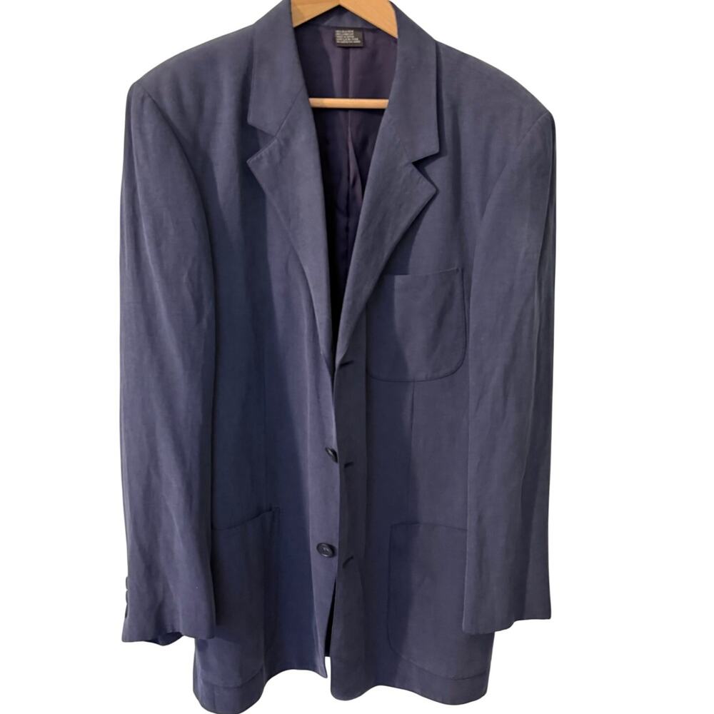 Jhane Barnes- Mens Sport Coat/Jacket - sz 40 - Silk Linen Blazer - USA Made